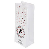Weinkellerei mit Cabernet Cat Geschenktüte Für Weinflaschen (Vorderseite Schrägansicht)