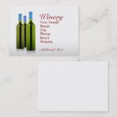 Weinkellerei Visitenkarte (Vorne/Hinten)