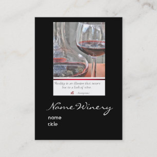 Weinkellerei-Visitenkarte Visitenkarte