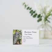 Weinkellerei, Wein, Weinberg Visitenkarte (Stehend Vorderseite)