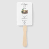 Weinkellerei Weinkeller Hochzeitsprogramm Fächer (Vorderseite)