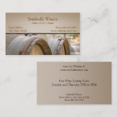 Weinkellerei Weinkeller Karte (Vorne/Hinten)