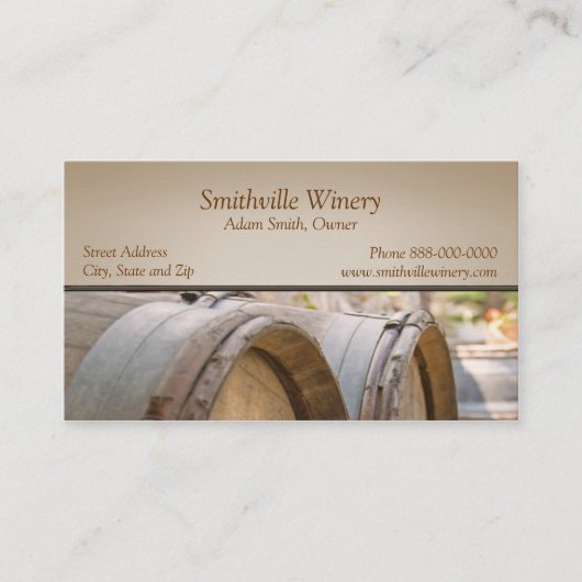 Weinkellerei Weinkeller Karte (Vorderseite)