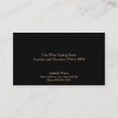 Weinkellerei Weinkeller Karte (Rückseite)