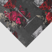 Weinkellereien und Rose - Dekoupage Seidenpapier (Detail)