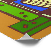 Weinkellergeschmacksraum Poster (Ecke)