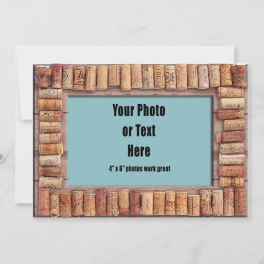 Weinkellerrahmen Einladung (Vorderseite)