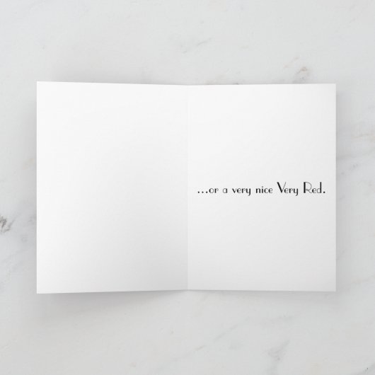 Weinkellner ist ein Vampir Dankeskarte (Innenseite)