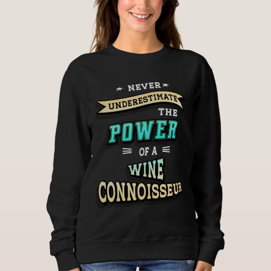 Weinkenner Sweatshirt (Vorderseite)