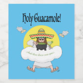 Weinkennzeichen von Guacamole Weinetikett (Einzelnes Label)