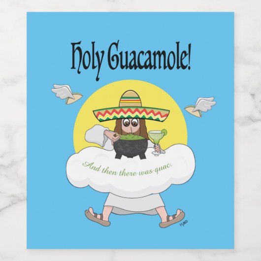 Weinkennzeichen von Guacamole Weinetikett (Einzelnes Label)