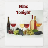 Weinkennzeichen Weinetikett (Einzelnes Label)