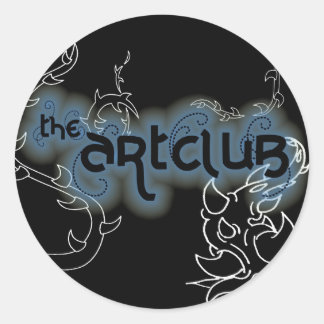 Weinkleberblatt Runder Aufkleber