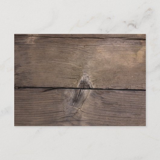 Weinkork #2 Rustikale Informationskarte Begleitkarte (Rückseite)