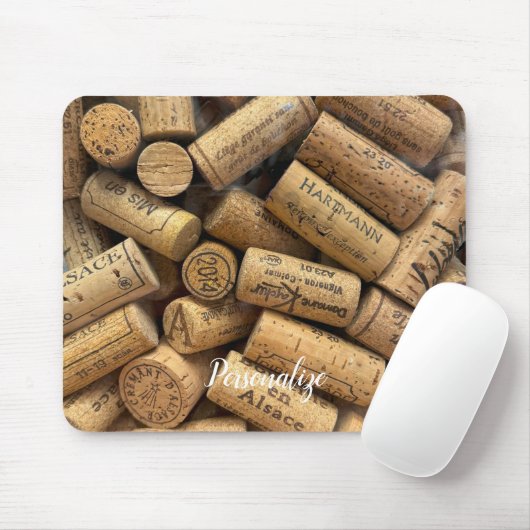 Weinkork-Cluster Mousepad (Mit Mouse)