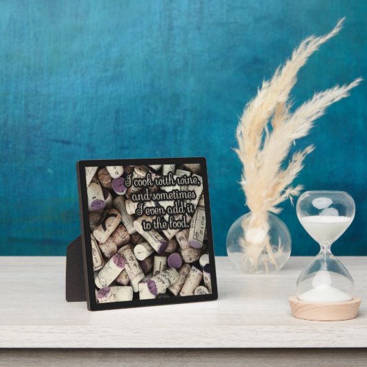 Weinkorken - Angebotsschild Fotoplatte (InSitu)