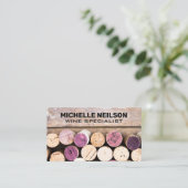 Weinkorken gestapelt visitenkarte (Stehend Vorderseite)