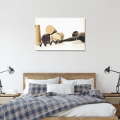 Weinkorken mit Korkenzieher Leinwanddruck (Insitu (Schlafzimmer))