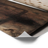 Weinkorken mit Terminen Poster (Ecke)