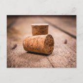 Weinkorken Postkarte (Vorderseite)