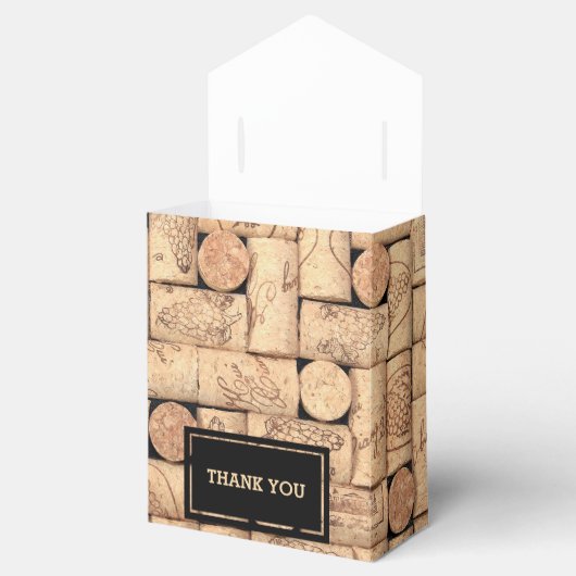Weinkorks Gefälligkeitsbox Geschenkschachtel (Geöffnet)