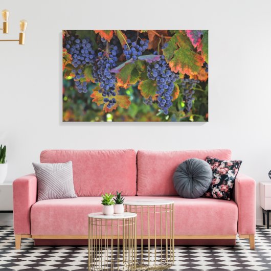 Weinkultur und Erde Leinwand Weinroute Mendrisiott (Insitu (Wohnzimmer))