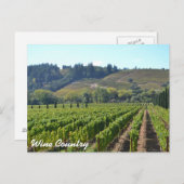 Weinkultur und Erde Postkarte (Vorne/Hinten)