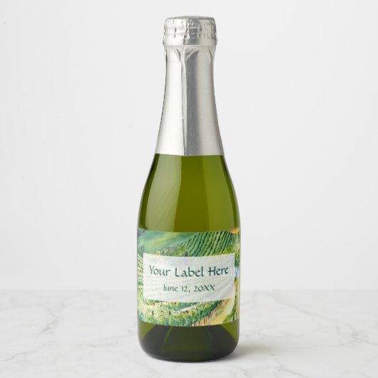 Weinkultur und Erde Weinroute Mendrisiotto Schaumweinetikett (Vorderseite)