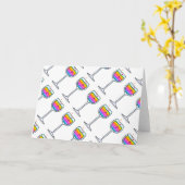 WEINKUNSTKARTE & NOTE CARD KARTE (Gelbe Blume)