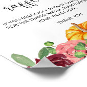 Weinkürbis-Windelraffinerie Poster (Ecke)