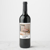 Weinlabel "Dankbare Hoffnung" Weinetikett (Vorderseite)