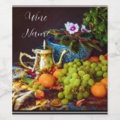 Weinlabel Eleganter Art Weinetikett (Einzelnes Label)