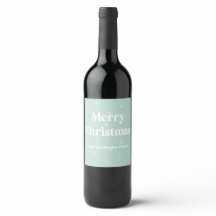 Weinlabels für Weihnachtsfeiern