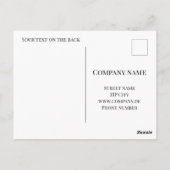 Weinladen, Bar oder Weinkellerei Werbeaktion Karte (Rückseite)