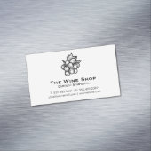 Weinladen Magnetische Visitenkarte (Beispiel)