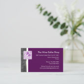 Weinlager Visitenkarte (Stehend Vorderseite)