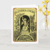 Weinland Geburtskarte Karte (Gelbe Blume)