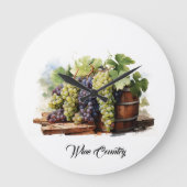 Weinland Große Wanduhr (Vorderseite)