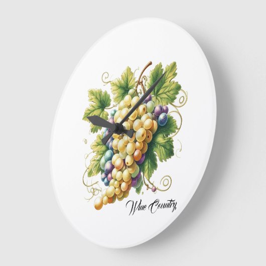 Weinland Große Wanduhr (Winkel)