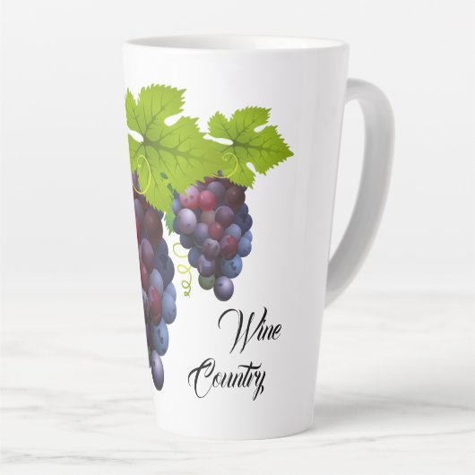 Weinland Latte Tasse (Rechte Ecke)