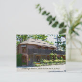 Weinland Napa Valley - Yountville Postkarte (Stehend Vorderseite)