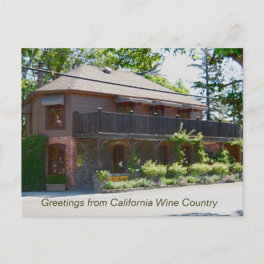 Weinland Napa Valley - Yountville Postkarte (Vorderseite)