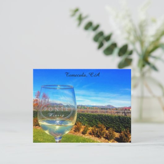 Weinland Postkarte (Stehend Vorderseite)