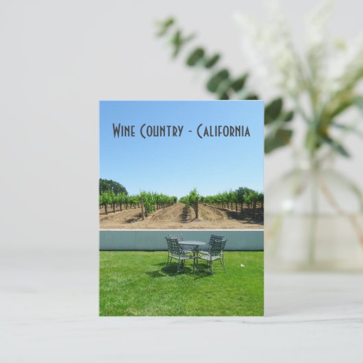 Weinland Postkarte! Postkarte (Stehend Vorderseite)