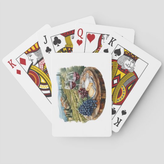 Weinland Spielkarten (Rückseite)