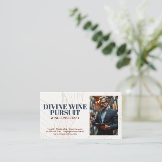 Weinlecker Visitenkarte (Stehend Vorderseite)