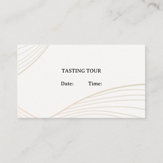 Weinlecker Visitenkarte (Rückseite)