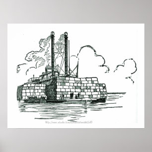 "Weinlese ", als Baumwolle König war," (1800-1860) Poster