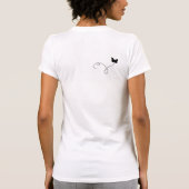 Weinlese-Rosen-T - Shirt (Rückseite)