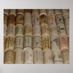 Weinliebhaber Corks Poster